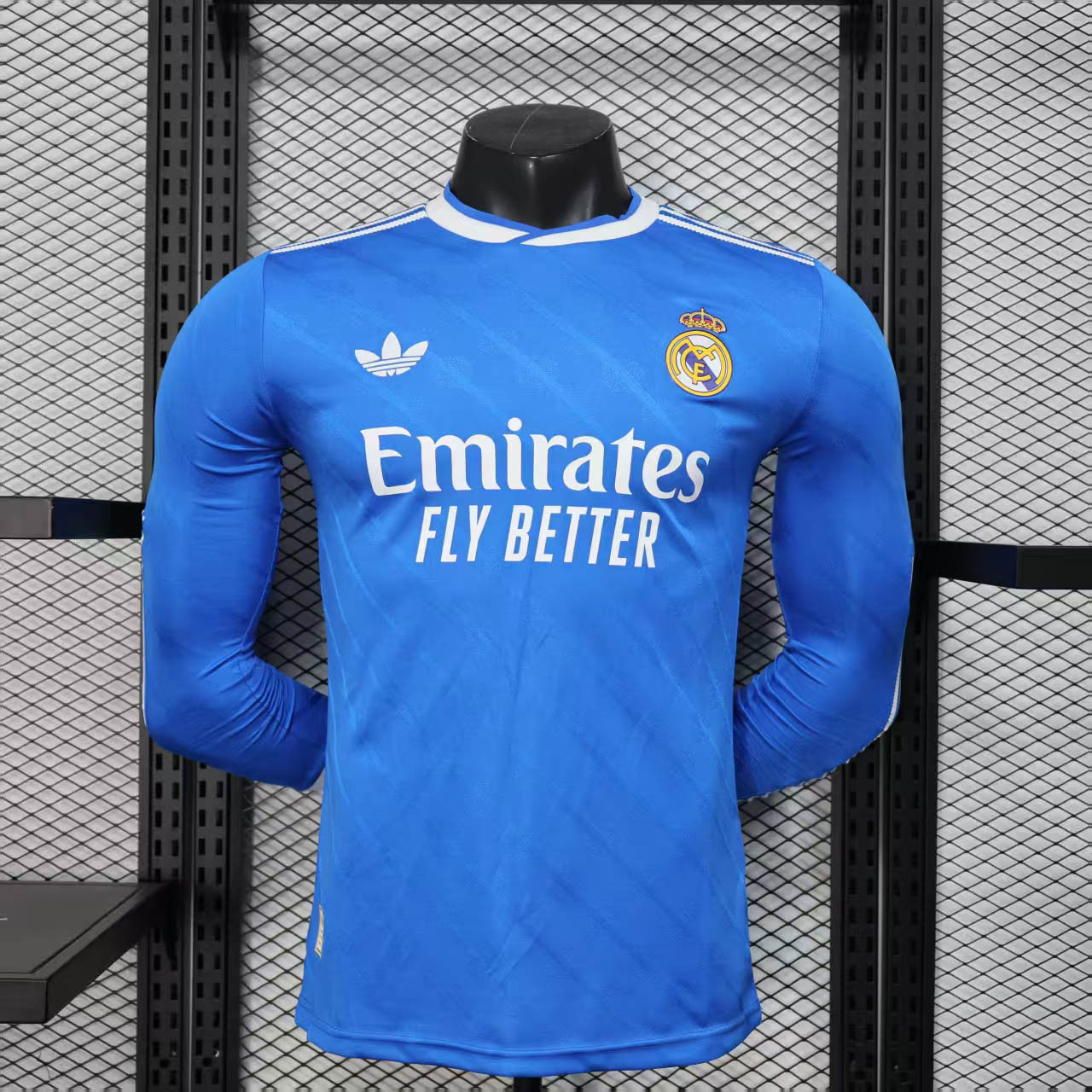 Real Madrid Soccer Jersey Third Away Long Sleeve Shirt 2025/26 - Ujersey NHL
