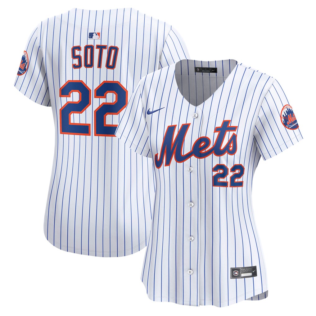 Women's New York Mets Juan Soto Nike White Home Limited Jersey
