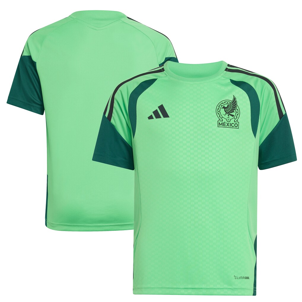 Youth Mexico National Team adidas Green 2026 Home Tiro Training Jersey - Ujersey