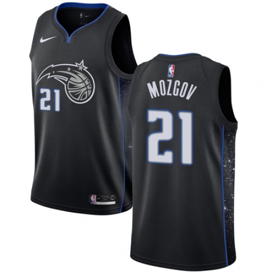 Youth Nike Orlando Magic #21 Timofey Mozgov Swingman Black NBA Jersey - City Edition - Ujersey