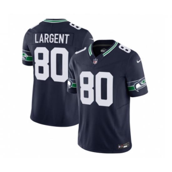 Men's Nike Seattle Seahawks #80 Steve Largent 2023 F.U.S.E. Navy Limited Football Stitched Jersey - Ujersey