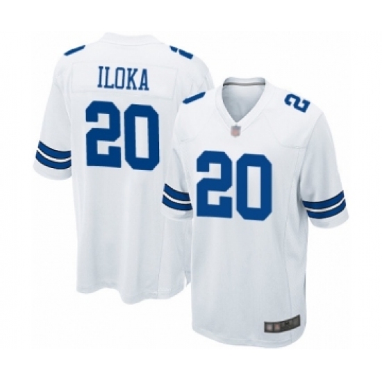 Men's Dallas Cowboys #20 George Iloka Game White Football Jersey - Ujersey