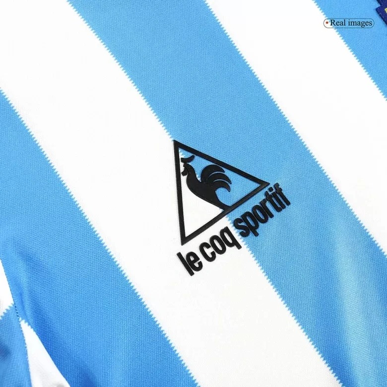 Argentina Retro Jersey Custom Home Football Jersey 1986 - ujerseystore