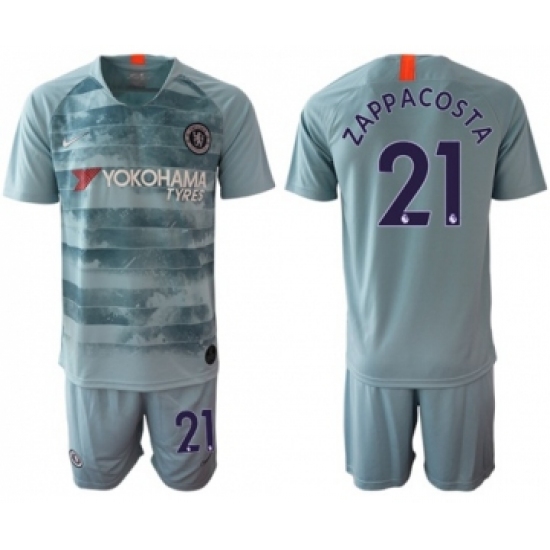Chelsea #21 Zappacosta Third Soccer Club Jersey