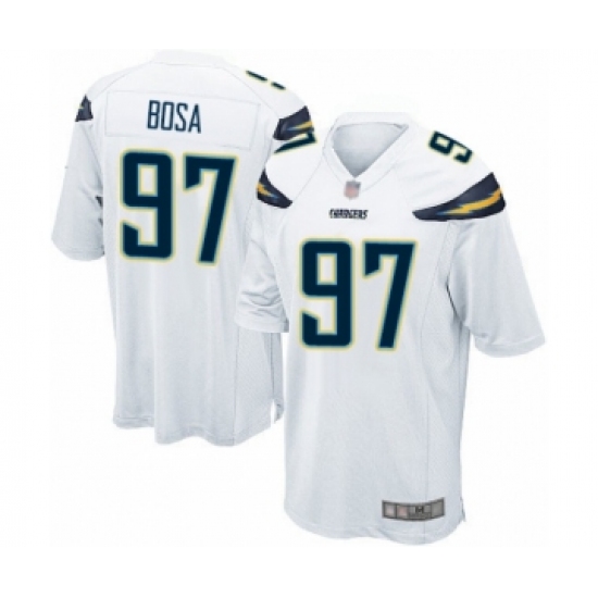 Men's Los Angeles Chargers #97 Joey Bosa Game White Football Jersey - Ujersey