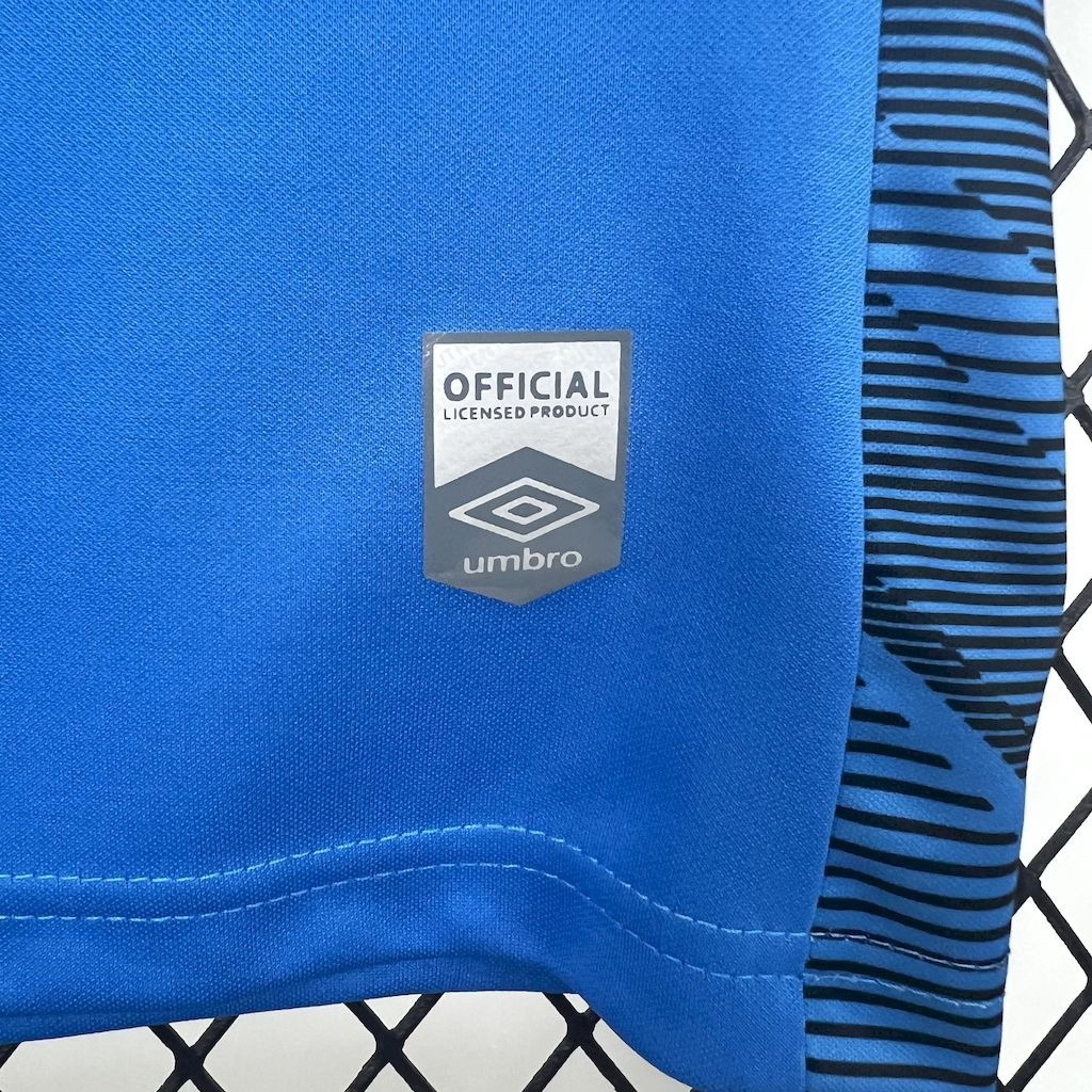 Santos FC Soccer Jersey Blue Goalkeeper Custom Shirt 2025 - U-jersey