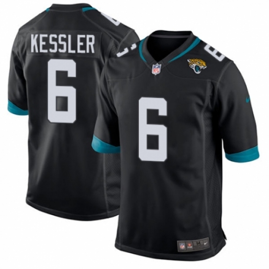 Men's Nike Jacksonville Jaguars #6 Cody Kessler Game Teal Green Team Color NFL Jersey - Ujersey