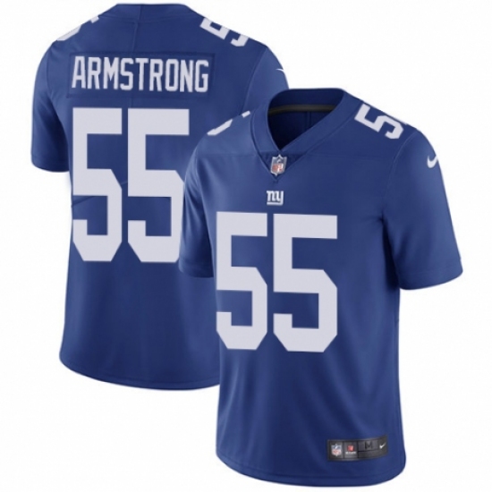 Youth Nike New York Giants #55 Ray-Ray Armstrong Royal Blue Team Color Vapor Untouchable Elite Player NFL Jersey - Ujersey