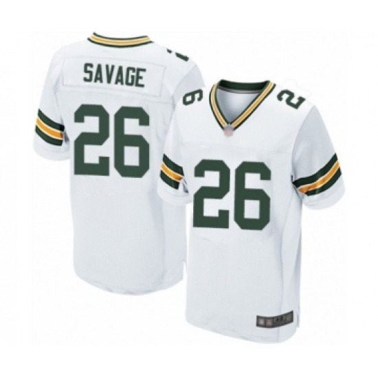 Men's Green Bay Packers #26 Darnell Savage Jr. Elite White Football Jerseys - Ujersey