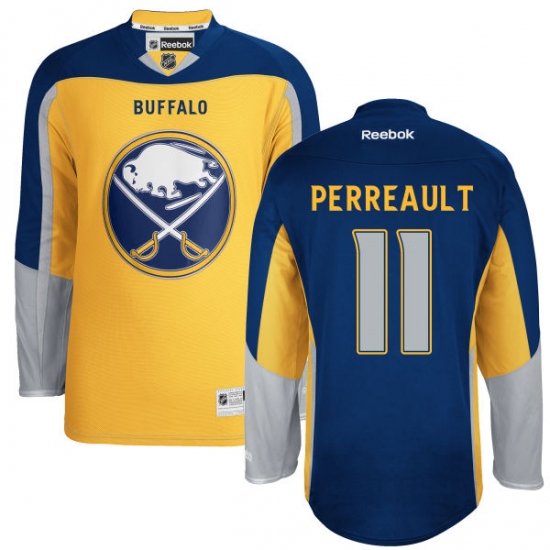 Women's Reebok Buffalo Sabres #11 Gilbert Perreault Authentic Gold Third NHL Jersey - Ujersey