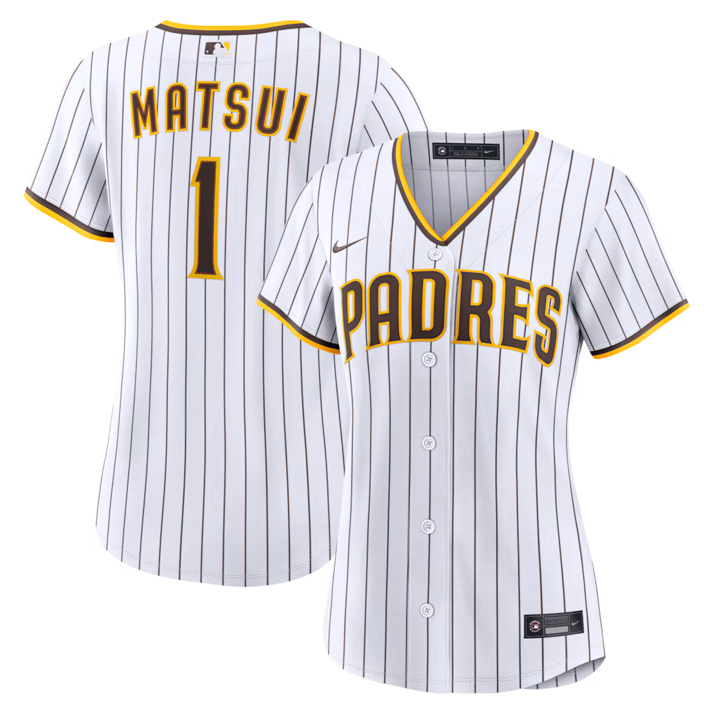 Women's San Diego Padres Yuki Matsui Nike White Home Replica Jersey - Ujersey