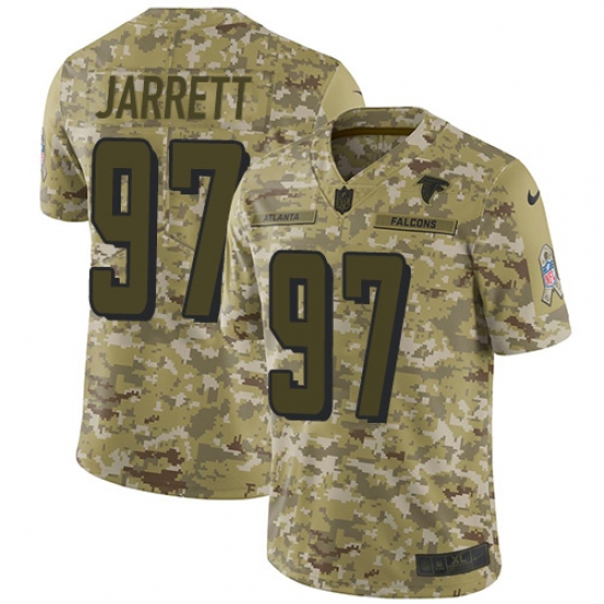 Youth Nike Atlanta Falcons #97 Grady Jarrett Limited Camo 2018 Salute to Service NFL Jersey - Ujersey