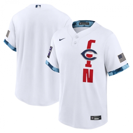 Men's Cincinnati Reds Blank Nike White 2021 MLB All-Star Game Replica Jersey - Ujersey