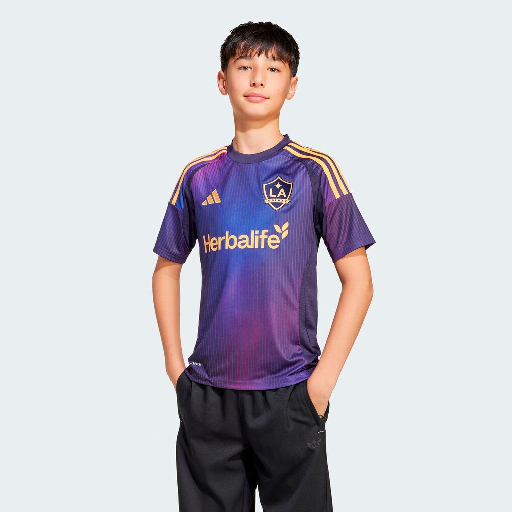 Youth LA Galaxy adidas Navy 2025 RIZON Replica Jersey - Ujersey