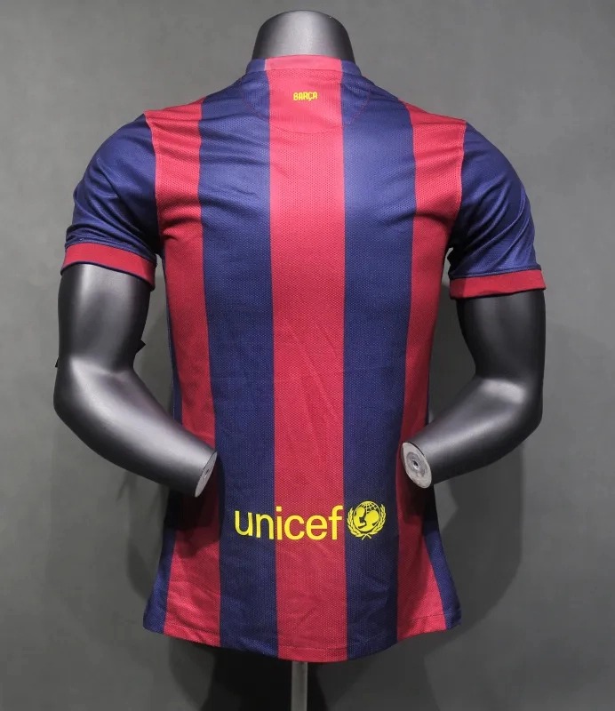 Barcelona Retro Jersey Home Soccer Shirt 2014-15