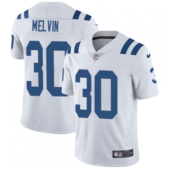 Men's Nike Indianapolis Colts #30 Rashaan Melvin White Vapor Untouchable Limited Player NFL Jersey - Ujersey