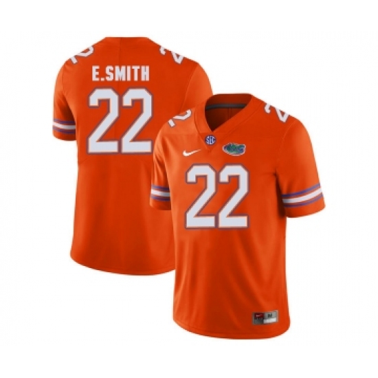 Florida Gators 22 E.Smith Orange College Football Jersey - Ujersey