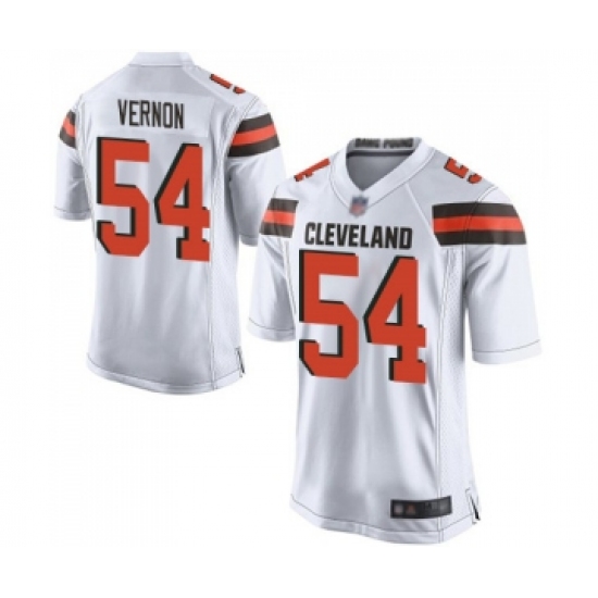 Men's Cleveland Browns #54 Olivier Vernon Game White Football Jersey - Ujersey