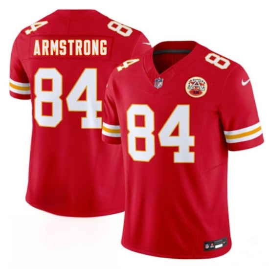 Men's Kansas City Chiefs #84 Andrew Armstrong Red 2026 F.U.S.E. Vapor Untouchable Limited Football Stitched Jersey - Ujersey