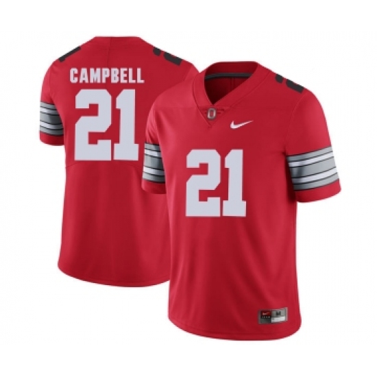 Ohio State Buckeyes 21 Parris Campbell Red 2018 Spring Game College Football Limited Jersey - Ujersey