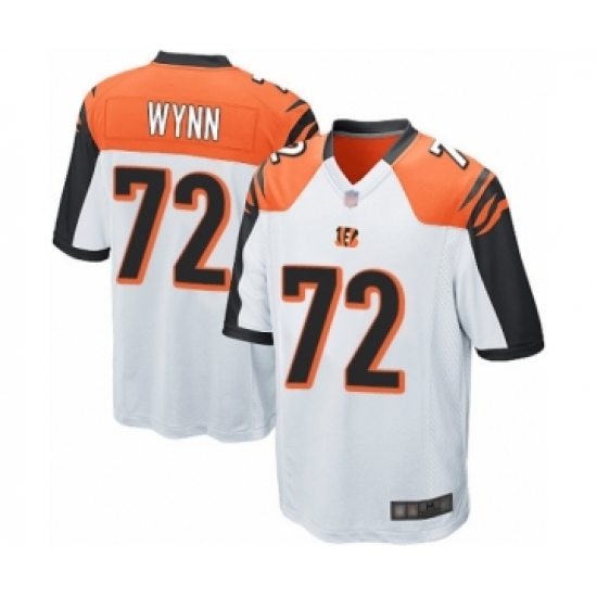 Men's Cincinnati Bengals #72 Kerry Wynn Game White Football Jersey - Ujersey