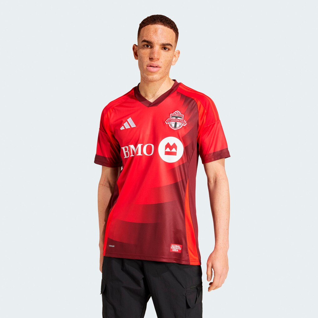 Men's Toronto FC adidas Red 2025 Club Kit Replica Jersey - Ujersey