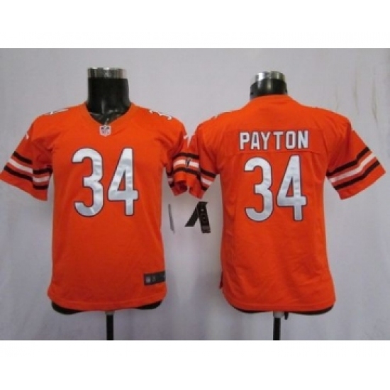 Nike Chicago Bears #34 Walter Payton Orange Toddlers Jersey - Ujersey