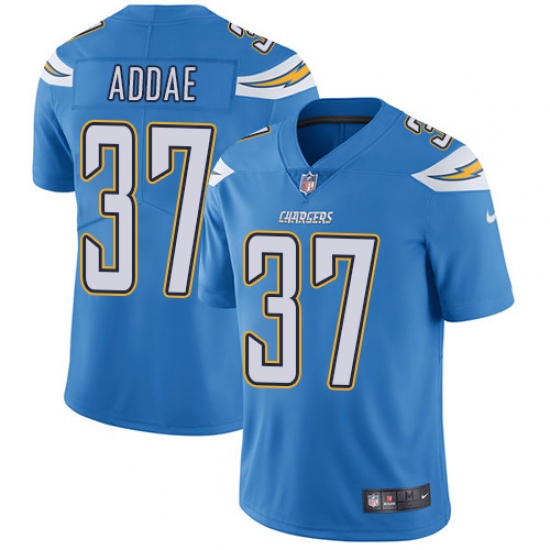 Youth Nike Los Angeles Chargers #37 Jahleel Addae Elite Electric Blue Alternate NFL Jersey - Ujersey