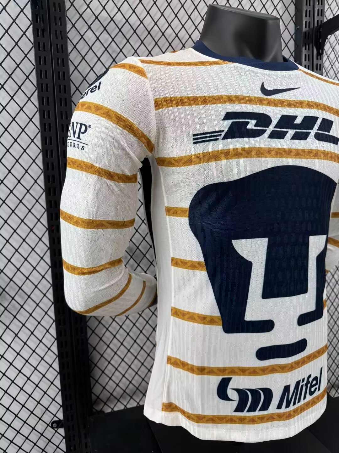 Pumas UNAM  Soccer Jersey Home Long Sleeve Shirt 2024/25