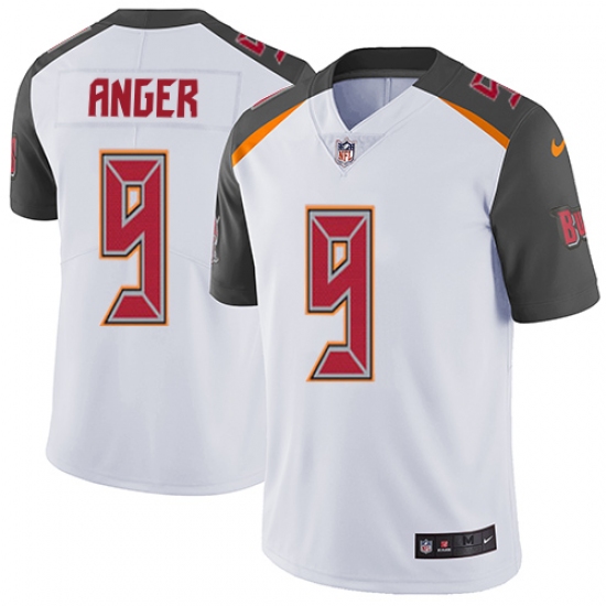 Men's Nike Tampa Bay Buccaneers #9 Bryan Anger White Vapor Untouchable Limited Player NFL Jersey - Ujersey