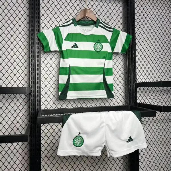 Celtic Soccer Jersey Home Kids Kit Jersey+Shorts 2024/25 - U-jersey