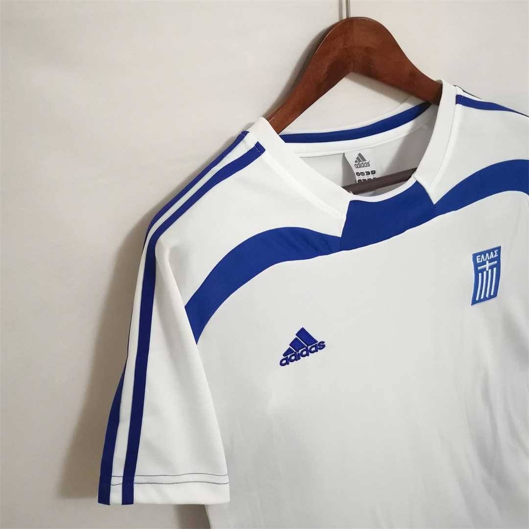 Greece Soccer Jersey Away Custom Shirt 2004 - U-jersey
