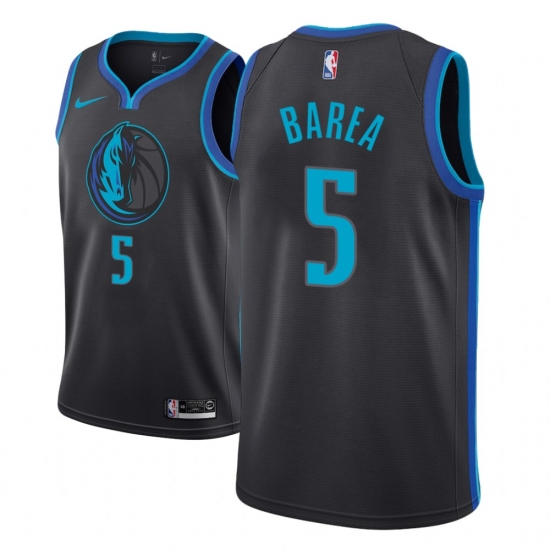Men NBA 2018-19 Dallas Mavericks #5 J J  Barea City Edition Anthracite Jersey - Ujersey