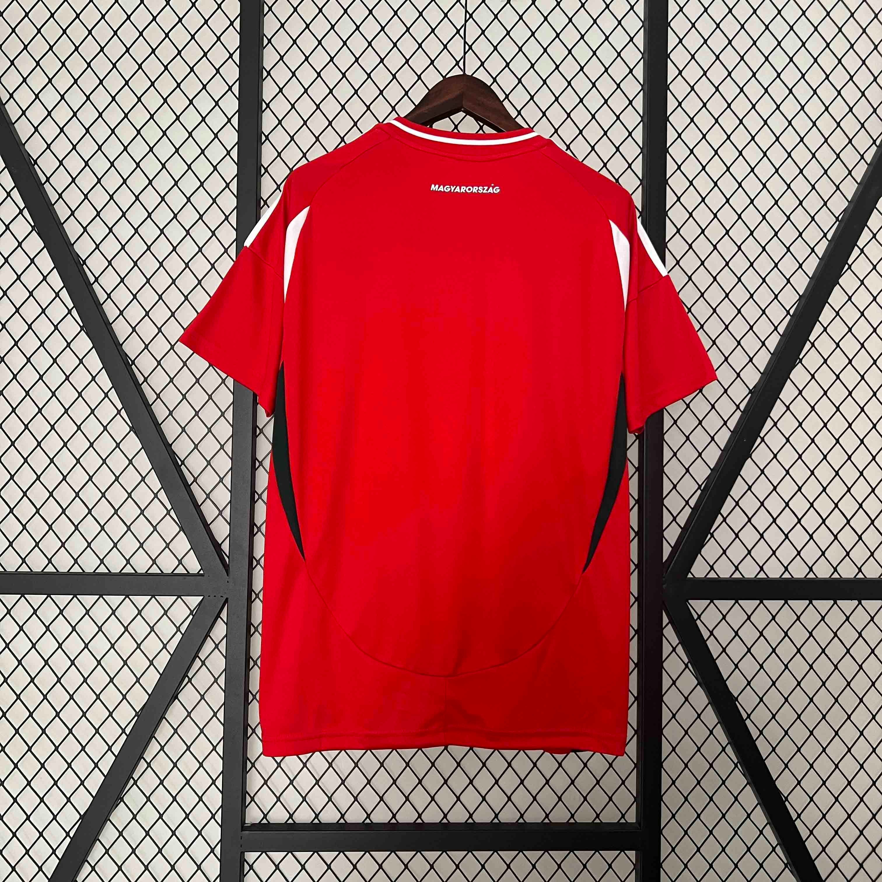 Hungary Soccer Jersey Home Custom Shirt EURO 2024 - ujerseystore