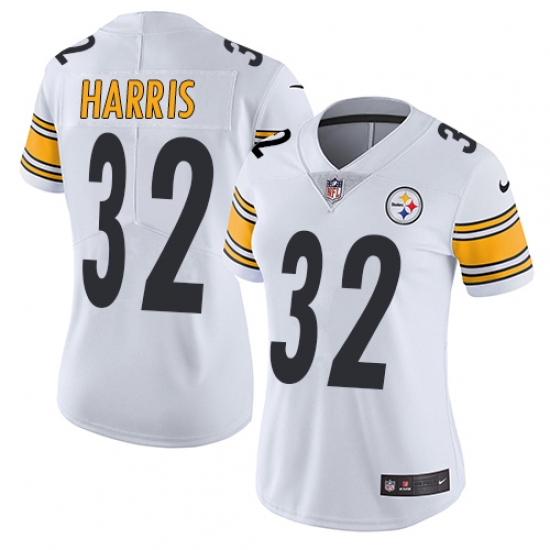 Women's Nike Pittsburgh Steelers #32 Franco Harris White Vapor Untouchable Limited Player NFL Jersey - Ujersey