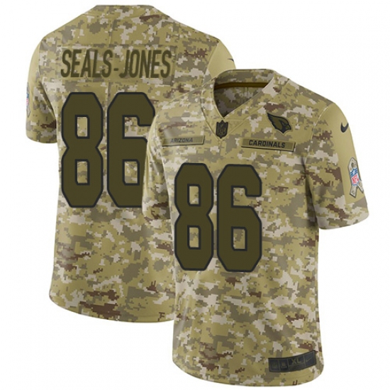 Youth Nike Arizona Cardinals #86 Ricky Seals-Jones Limited Camo 2018 Salute to Service NFL Jersey - Ujersey