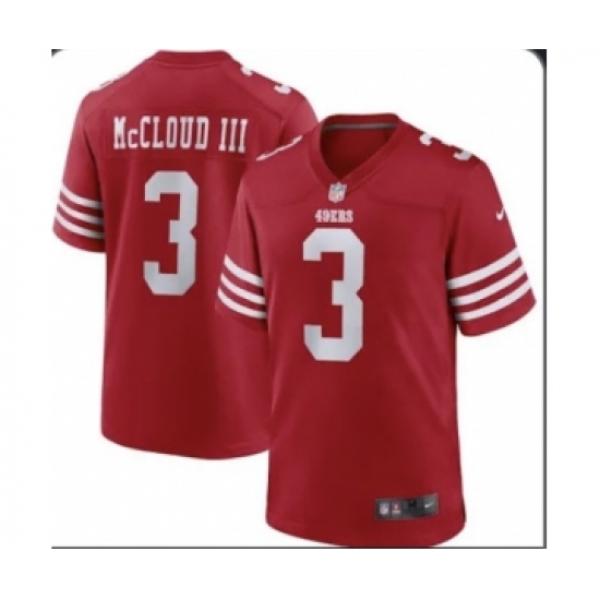 Men's San Francisco 49ers #3 Ray-Ray McCloud III 2022 Red Vapor Untouchable Stitched Football Jersey - Ujersey