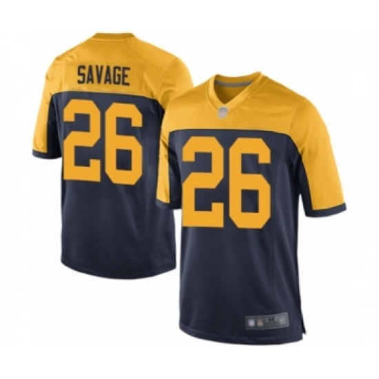 Men's Green Bay Packers #26 Darnell Savage Jr. Game Navy Blue Alternate Football Jerseys - Ujersey