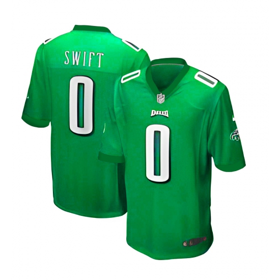 Men's Philadelphia Eagles #0 D'Andre Swift Nike Kelly Green Limited Jersey - Ujersey