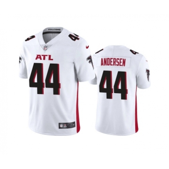 Men's Atlanta Falcons #44 Troy Andersen White Draft Vapor Untouchable Limited Stitched Jersey - Ujersey