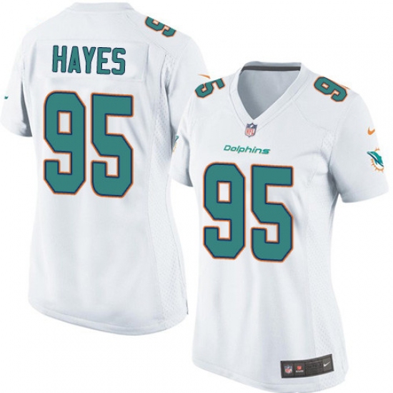 Women's Nike Miami Dolphins #95 William Hayes Game White NFL Jersey - Ujersey