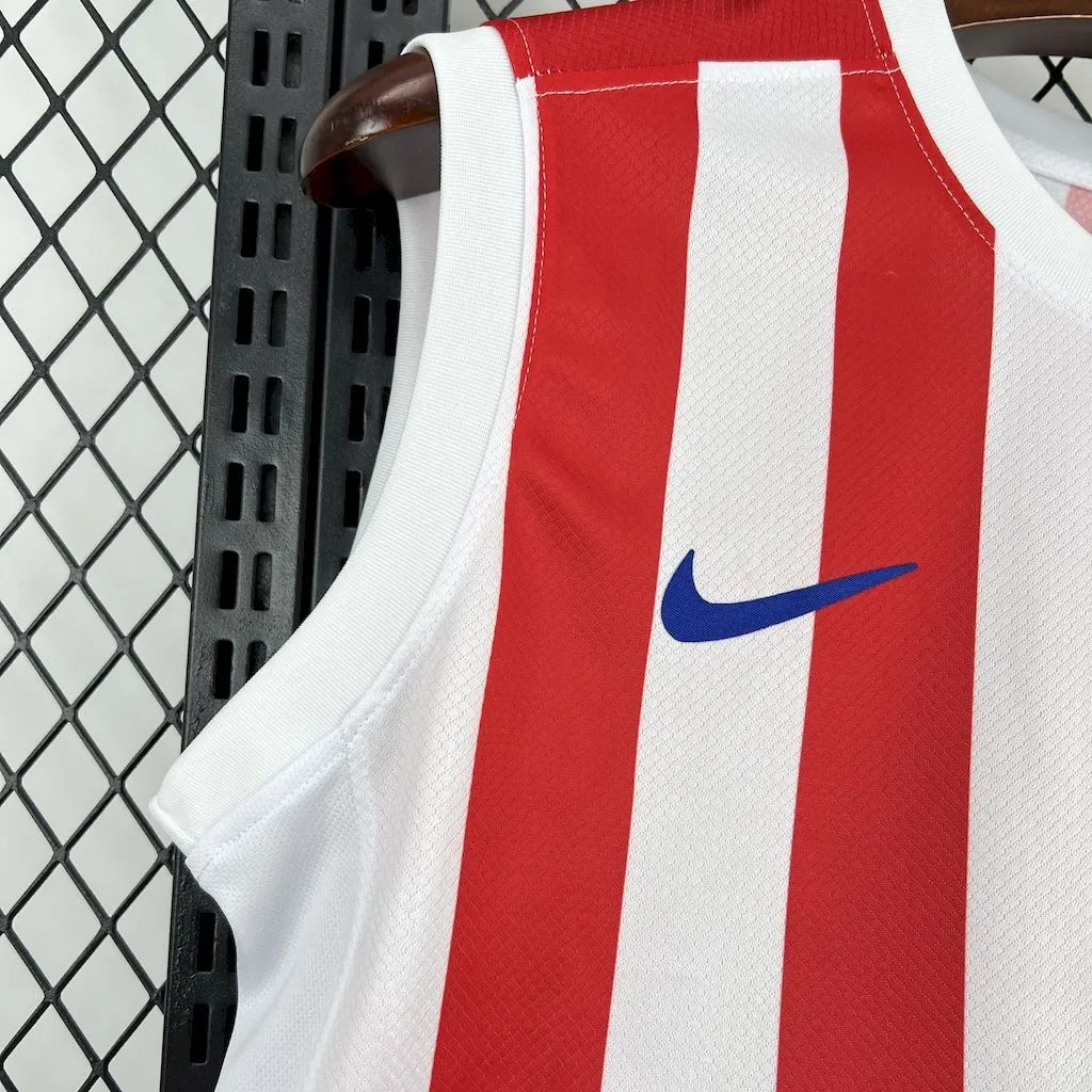 Atletico Madrid Soccer Jersey Home Custom Vest 2025/26 - Ujersey