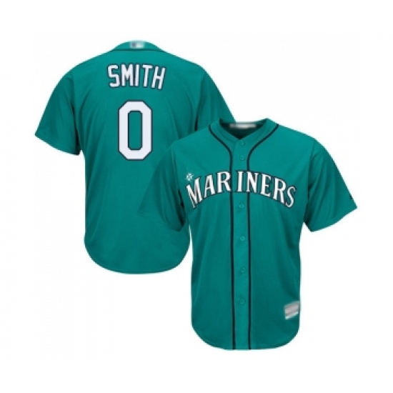 Youth Seattle Mariners #0 Mallex Smith Replica Teal Green Alternate Cool Base Baseball Jersey - Ujersey