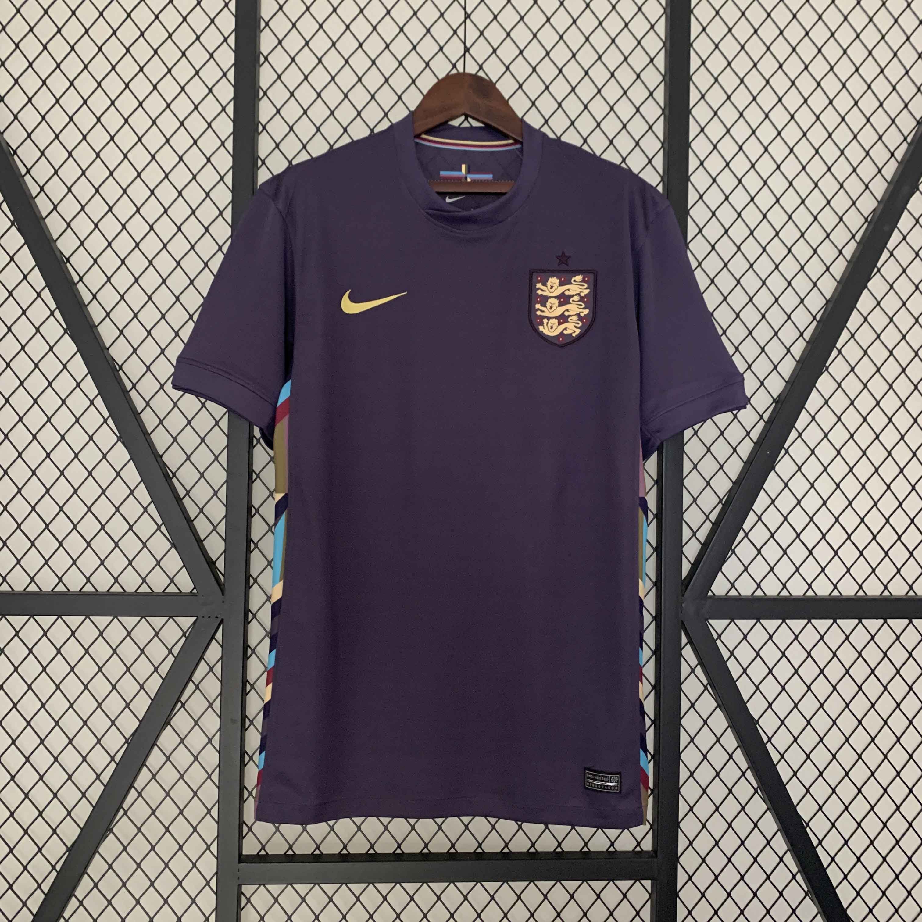 England Soccer Jersey Away Custom Shirt EURO 2024 - ujerseystore