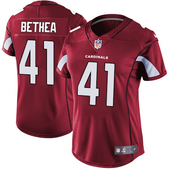 Women's Nike Arizona Cardinals #41 Antoine Bethea Red Team Color Vapor Untouchable Limited Player NFL Jersey - Ujersey