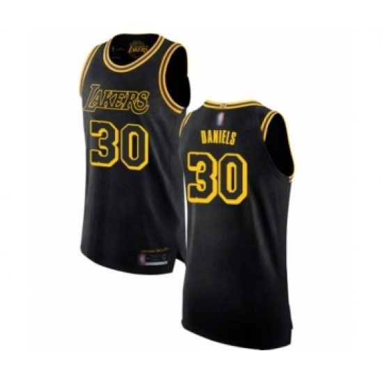 Women's Los Angeles Lakers #30 Troy Daniels Swingman Black Basketball Jersey - City Edition - Ujersey