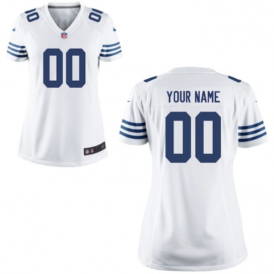 Women's Indianapolis Colts Nike White Custom Game Jersey - ujerseystore