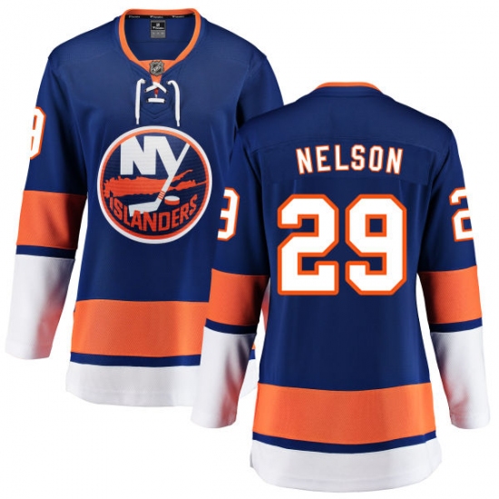Women's New York Islanders #29 Brock Nelson Fanatics Branded Royal Blue Home Breakaway NHL Jersey - Ujersey