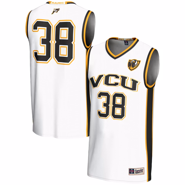 Unisex GameDay Greats #38 White VCU Rams Lightweight Basketball Jersey - Ujersey