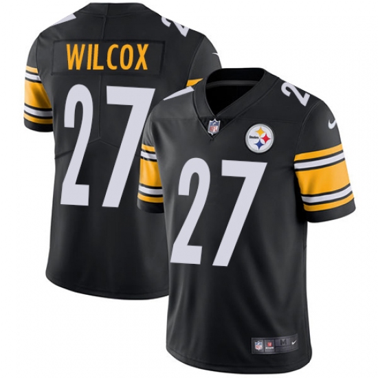 Men's Nike Pittsburgh Steelers #27 J.J. Wilcox Black Team Color Vapor Untouchable Limited Player NFL Jersey - Ujersey